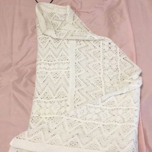 A sleeveless sweater